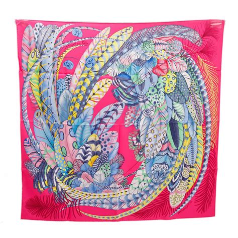 hermes plumes en fete|hermes plumes en fete scarf.